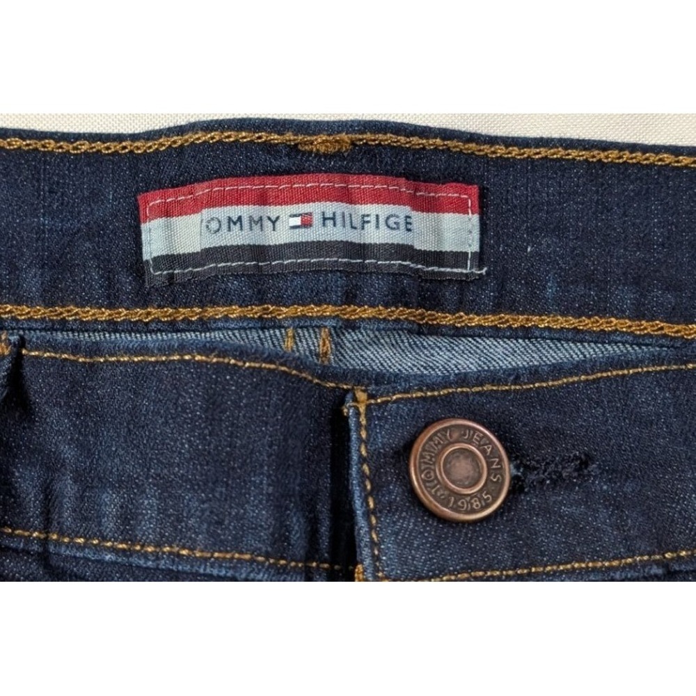Tommy Jeans Mens 36x34 Straight Leg Dark Wash Indigo Denim Jeans New w/o tags - Picture 4 of 15